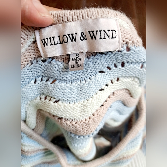 Women's Willoa and Wind Blue and Brown Cotton Set - Picture 4 of 7